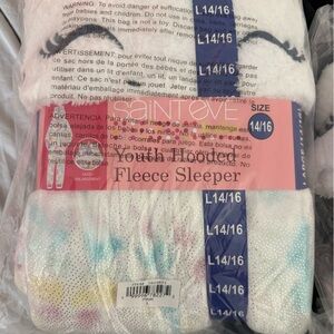 Saint Eve Youth Critter Blanket Sleeper, Unicorn Large onesie 14/16 NEW